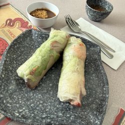 Little Saigon Restaurant - We call them Fresh Rolls, but my Vietnamese friend in So Cal calls them spring rolls. ‍ Either way they were delicious.