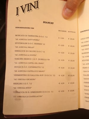 Menu photo 3 Le Volpi e l'Uva Florence, FI