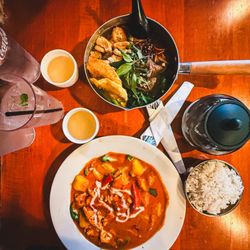 Monsoon Siam - Red Squash Curry Boat Noodle Soup with Beef