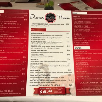 Ceviche Arigato - Menu June 2019 - Peruvian Near Me - Lake Park, Florida