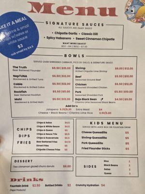 Menu photo 4 Bro's Fish Tacos Virginia Beach, VA