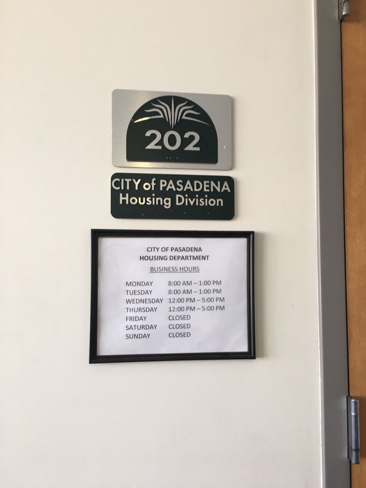 PASADENA HOUSING DEPARTMENT Updated September 2024 649 N Fair Oaks