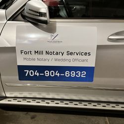 Fort Mill Notary Services - Mobile Notary Services-we come to you!