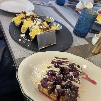 The Chalkboard Kitchen - Blueberry French toast and Breakfast Tacos - American Near Me - Oklahoma City, Oklahoma The Chalkboard Kitchen - Blueberry French toast and Breakfast Tacos - American Near Me - Oklahoma City, Oklahoma