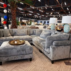 American Furniture Galleries - Customizable sectional