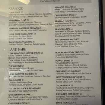Al Biernat's Oak Lawn - menu - Steakhouses Near Me - Dallas, Texas