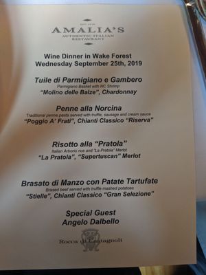 Menu photo 6 Amalia's Authentic Italian Restaurant Wake Forest, NC