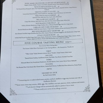 Stage Restaurant - menu - New American Near Me - Honolulu, Hawaii Stage Restaurant - menu - New American Near Me - Honolulu, Hawaii