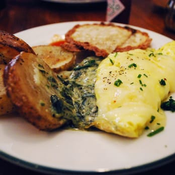 sam a.m - Creamed Spinach Omelette, exposed. - Cafes Near Me - Jersey City, New Jersey