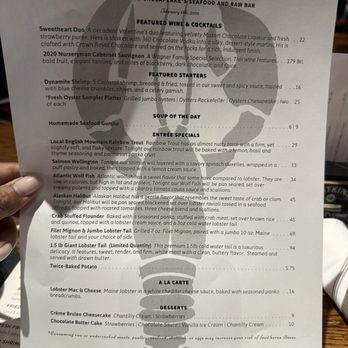 Chesapeake’s - Specialty menu - Seafood Near Me - Gatlinburg, Tennessee Chesapeake’s - Specialty menu - Seafood Near Me - Gatlinburg, Tennessee