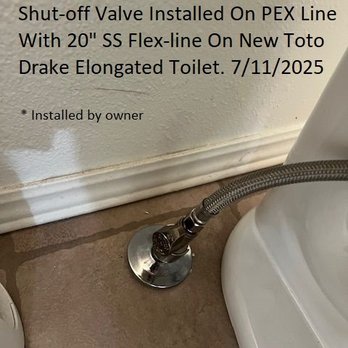 Burtech Plumbing - New Shark Bite water valve installed by owner on PEX line with no leaks. - Plumbing Near Me - Encinitas, California