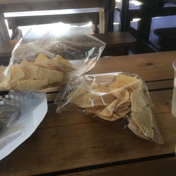 Tacodeli - Individual bags of chips in single use plastic. - Mexican Near Me - Dallas, Texas