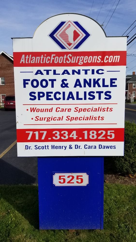 ATLANTIC FOOT & ANKLE SPECIALISTS 525 W Middle St, Gettysburg, PA Yelp