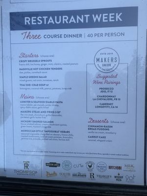 Menu photo 1 Makers Union Washington, DC, DC Menu photo 1 Makers Union Washington, DC, DC