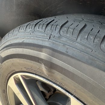 Avis Rent A Car - Bubble in tire - Car Rental Near Me - Memphis, Tennessee
