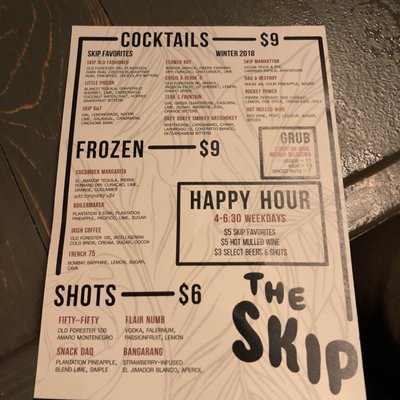 Menu photo 8 The Skip Detroit, MI