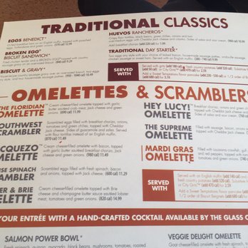 Another Broken Egg Cafe - Menu - Breakfast & Brunch Near Me - Mountain Brook, Alabama
