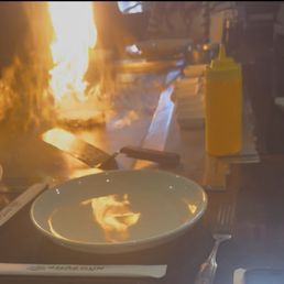 Having fun cooking