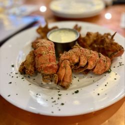 Epic Chophouse - Angry Lobster: baby lobsters fried in angry butter with jalapeno horseradish dip...the bomb!