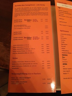 Menu photo 3 Barfüßer Nuremberg, BY