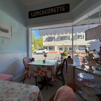 Crown and Crumpet Cafe - Tea tables. - Tea Rooms Near Me - Ross, California Crown and Crumpet Cafe - Tea tables. - Tea Rooms Near Me - Ross, California