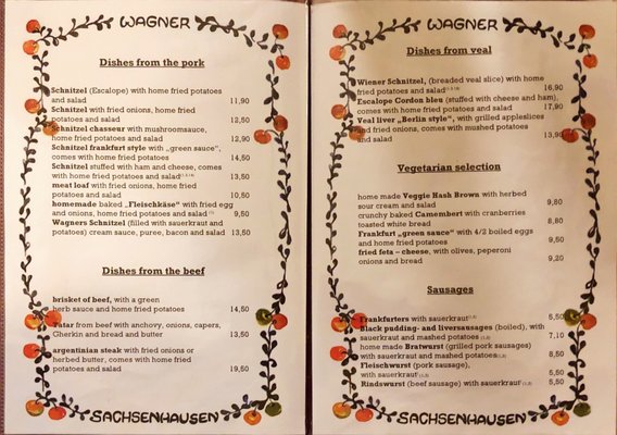 Menu photo 7 Apfelwein Wagner Frankfurt, HE