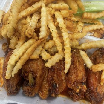 Yes Wings & Hibachi - 10pc Honey Hot wing all flats combo with Fries - Chicken Wings Near Me - Stockbridge, Georgia Yes Wings & Hibachi - 10pc Honey Hot wing all flats combo with Fries - Chicken Wings Near Me - Stockbridge, Georgia