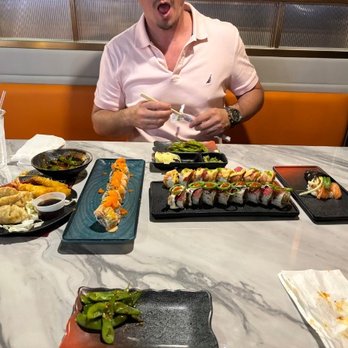 Koi Sushi - 1st round of many. - Sushi Bars Near Me - Tempe, Arizona Koi Sushi - 1st round of many. - Sushi Bars Near Me - Tempe, Arizona