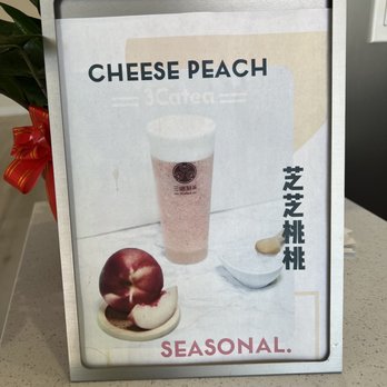 3Catea - Cheese Peach - Bubble Tea Near Me - Milpitas, California