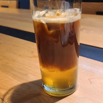 Corvus Coffee Roasters - Peach Espresso Tonic ($7)  02-24-2024 - Coffee & Tea Near Me - Denver, Colorado
