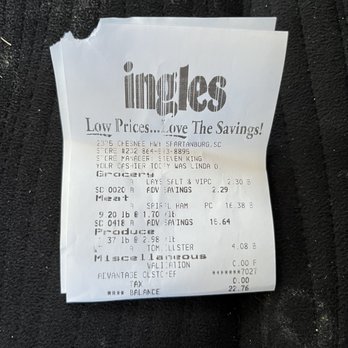 Ingles Market - Today's Purchase - Grocery Near Me - Spartanburg, South Carolina Ingles Market - Today's Purchase - Grocery Near Me - Spartanburg, South Carolina
