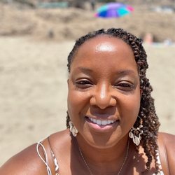 After my last facial...glowing on vacation!