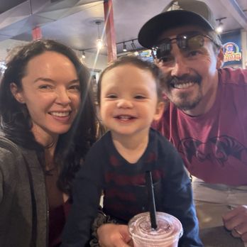 The Over Bite - The best smoothie blended with Greek yogurt for my two year old. His smile says it all - Juice Bars & Smoothies Near Me - Monticello, Utah