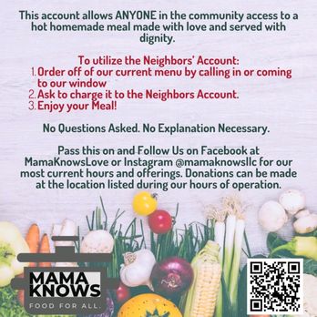 Mama Knows - **CURRENTLY OFFERING NEIGHBORS' ACCOUNT** - Pop-Up Restaurants Near Me - Fort Madison, Iowa Mama Knows - **CURRENTLY OFFERING NEIGHBORS' ACCOUNT** - Pop-Up Restaurants Near Me - Fort Madison, Iowa