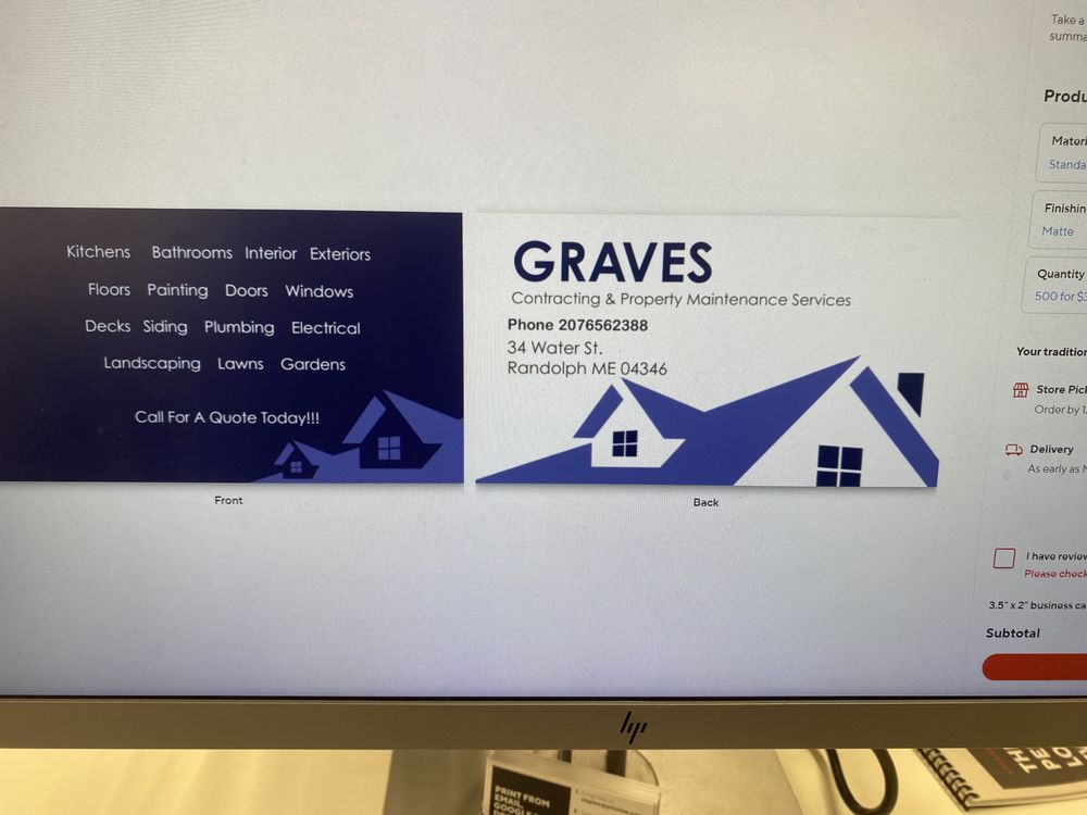 Slide of Graves Contracting & Property Maintenance Services