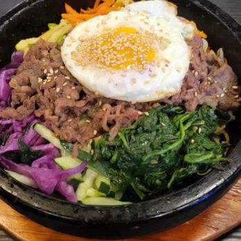 Bop & Gogi Korean Kitchen and Grill - Bulgogi hot stone bibimbap - Korean Near Me - Centennial, Colorado Bop & Gogi Korean Kitchen and Grill - Bulgogi hot stone bibimbap - Korean Near Me - Centennial, Colorado