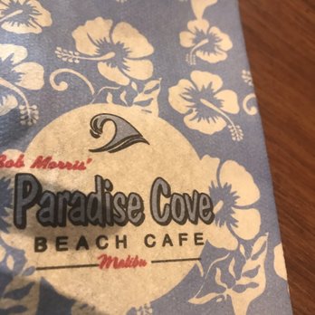 Paradise Cove Beach Cafe - Napkin - American Near Me - Malibu, California