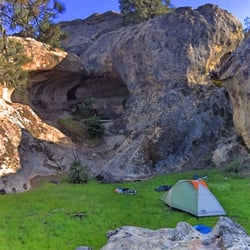 2012-4-28: hidden/secret campsite in Pine Valley
