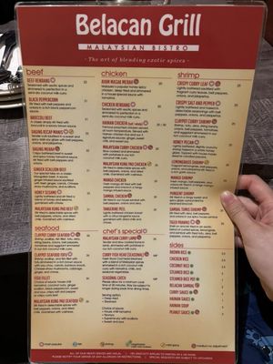 Menu photo 8 Belacan Grill - Malaysian Bistro Tustin, CA Menu photo 8 Belacan Grill - Malaysian Bistro Tustin, CA