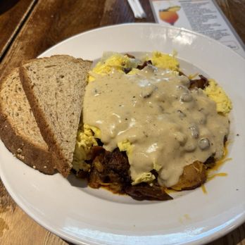 Famous Toastery - Sausage gravy- Toastery Bowl - Breakfast & Brunch Near Me - Charlotte, North Carolina Famous Toastery - Sausage gravy- Toastery Bowl - Breakfast & Brunch Near Me - Charlotte, North Carolina