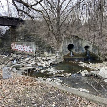 Prospect Falls Mosaic Column - Public Art Near Me - Indianapolis, Indiana