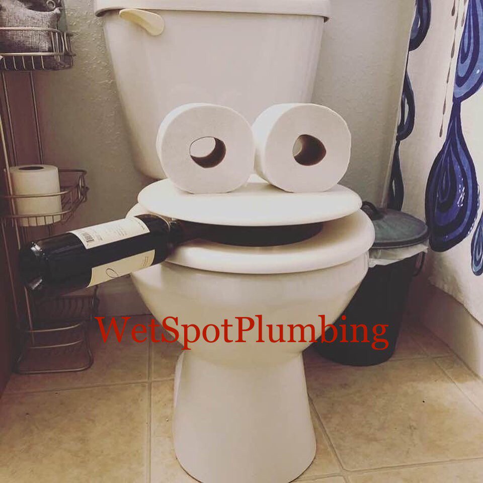 Slide of Wet Spot Plumbing