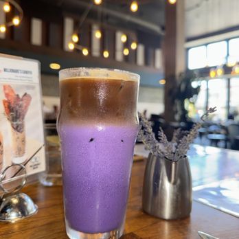 Berkeley Social Club - Ube Latte - Breakfast & Brunch Near Me - Berkeley, California
