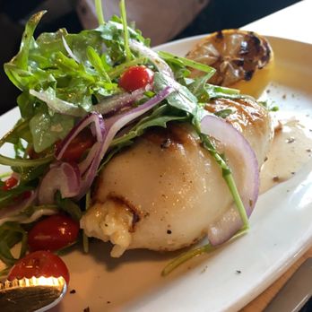 Fire + Wine - Stuffed risotto calamari from today special. Best calamari ever.. hope they have it forever on the menu.. - Tapas/Small Plates Near Me - Glen Ellyn, Illinois
