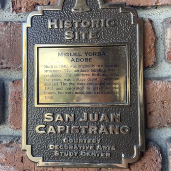 El Adobe - Historic site - Latin American Near Me - San Juan Capistrano, California