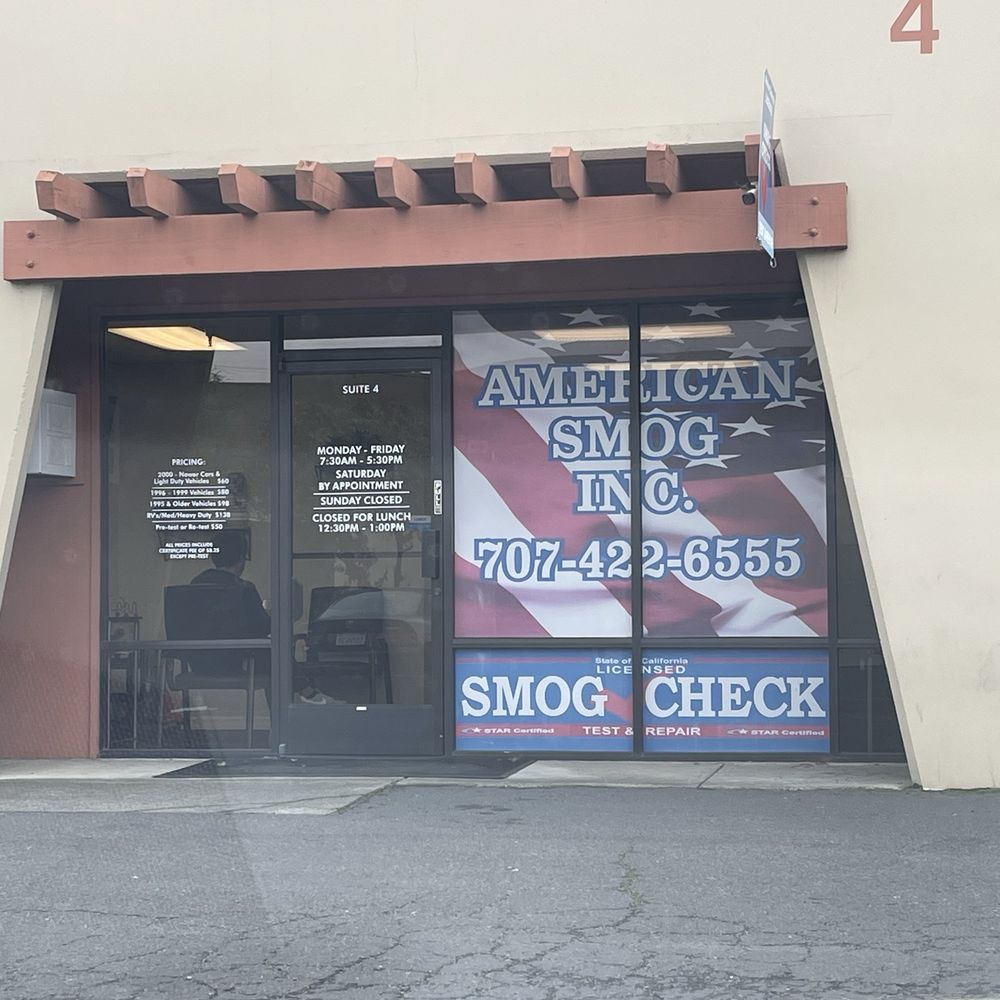 American Smog - Front of business - Smog Check Stations Near Me - Fairfield, California