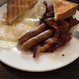 This meal looks amazing. It also includes pancakes (out of frame). This meal looks amazing. It also includes pancakes (out of frame).