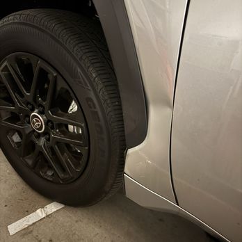 Auto Dent Removal - This is the dent before - Mobile Dent Repair Near Me - San Diego, California