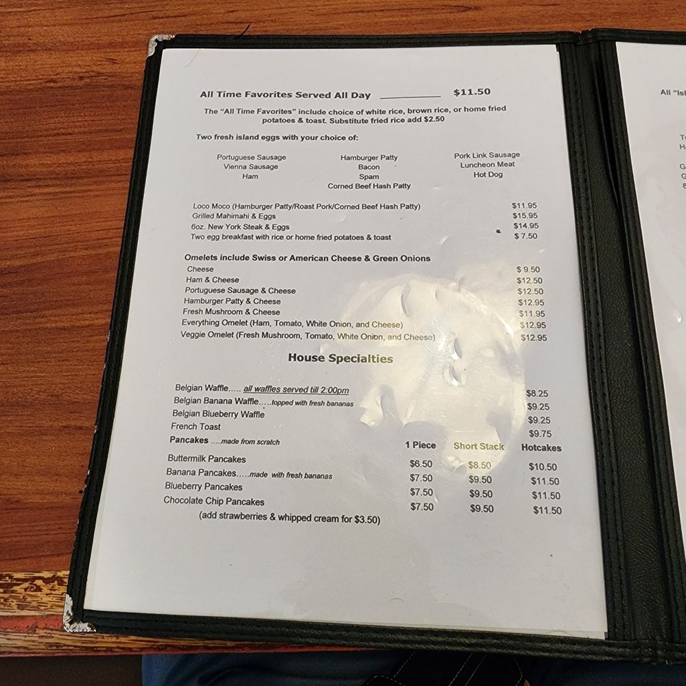 Times Coffee Shop - Menu - Coffee & Tea Near Me - Kaneohe, Hawaii Times Coffee Shop - Menu - Coffee & Tea Near Me - Kaneohe, Hawaii