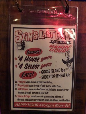 Menu photo 2 Slim's Last Chance Seattle, WA